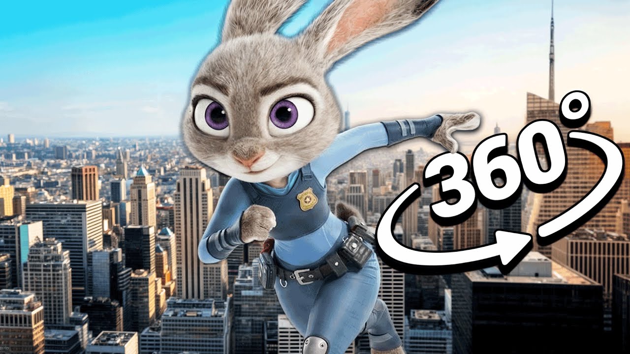 Zootopia: Judy Hopps - City in 360&deg; Video | VR / 4K