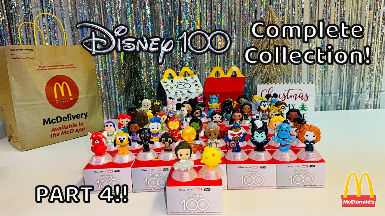 Part 4 Collection Complete! Disney 100 Anniversary Celebration Happy Meal Collection!✨🩶