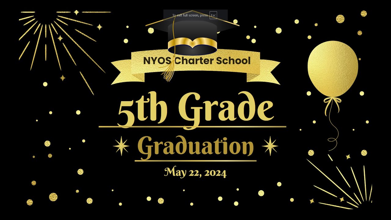 NYOS Charter school 5th Graduation