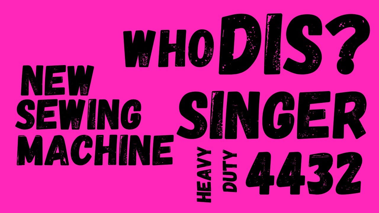 Unboxing & First Impressions: Singer 4432 Heavy Duty Black Edition Sewing Machine