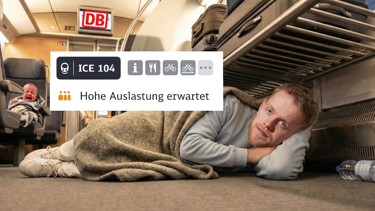 Ich habe 100 Stunden in der Deutschen Bahn gelebt