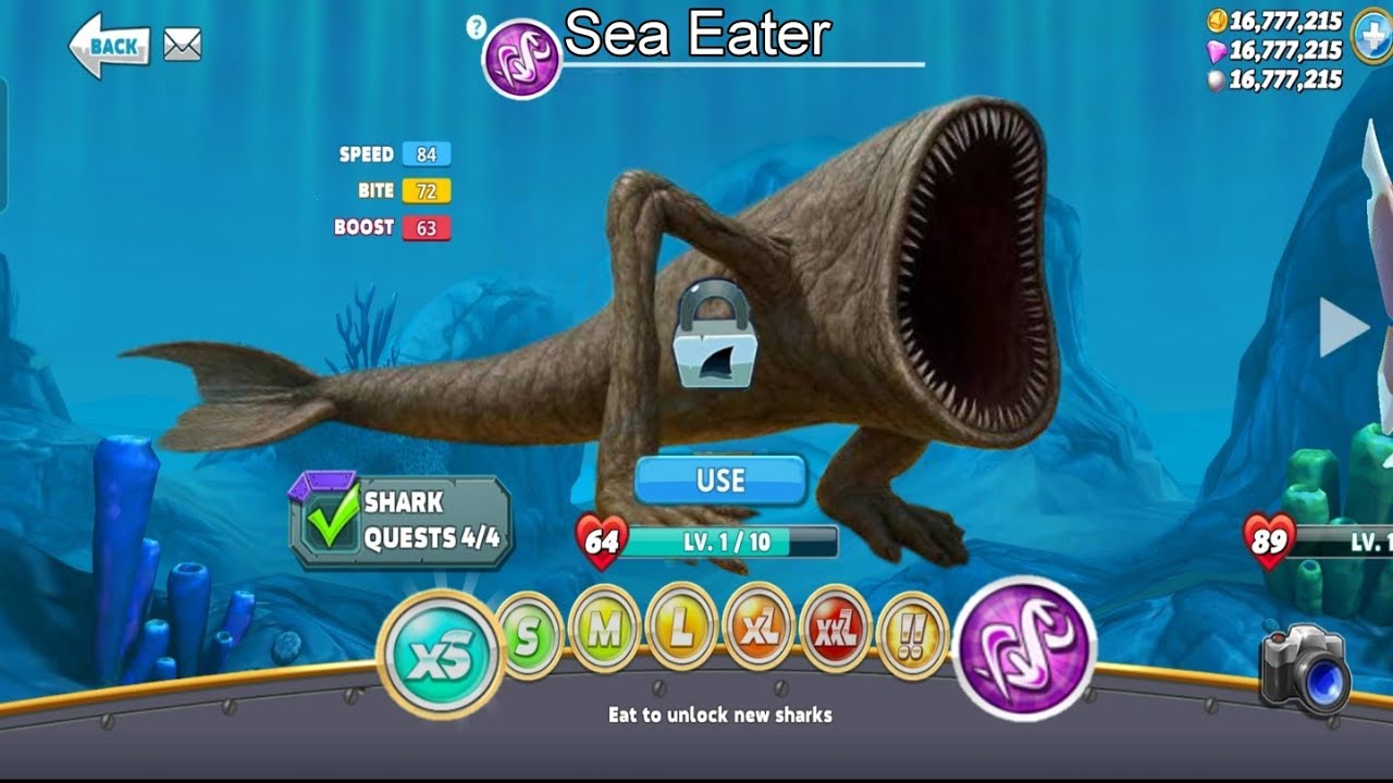 NEW SHARK COMING SOON? (SEA EATER) - UNLOCKED ALL 48 SHARKS - HUNGRY SHARK WORLD