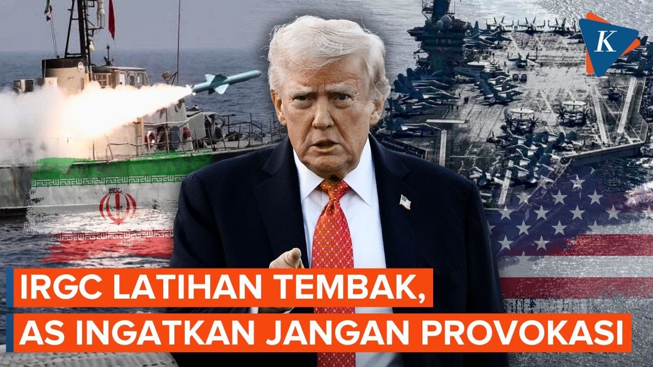 AS Sentil Iran agar Tak Provokasi dengan Latihan Militer IRGC di Selat Hormuz