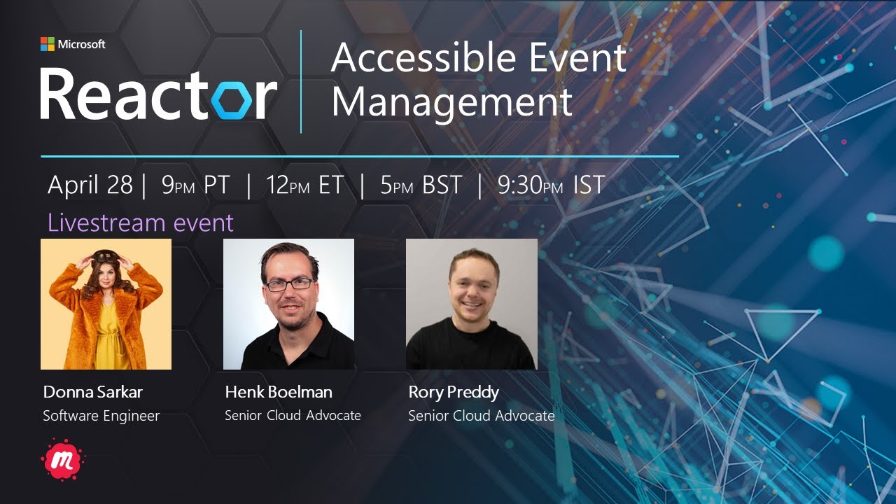 Accessible Event Management