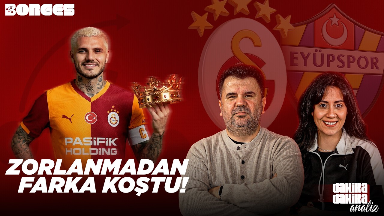 ZORLANMADAN FARKA KOŞTU! I GALATASARAY 5-1 EYÜPSPOR I DAKİKA DAKİKA ANALİZ #30