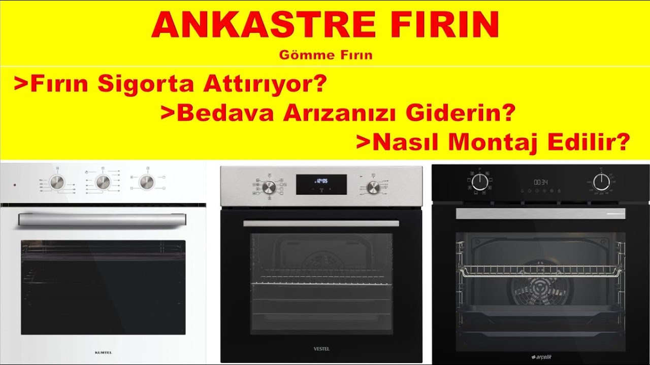 Ankastre Fırın Sigorta Attırıyor Nasıl Tamir Edilir? Nasıl Montaj Edilir? KENDİN YAP