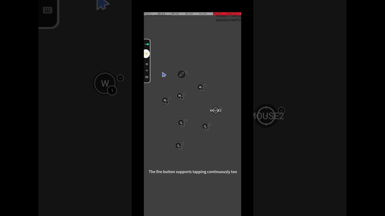 [feature] Panda Mouse Pro- fire button supports tapping continuously while pressed mouse left button