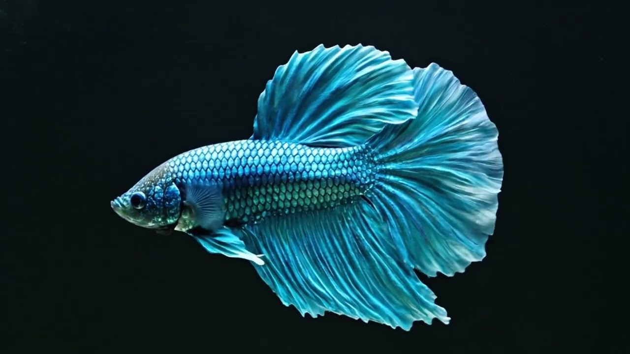 Relaxing 4K Betta Fish Journey 🎥 2 Hours of High-Definition Peace