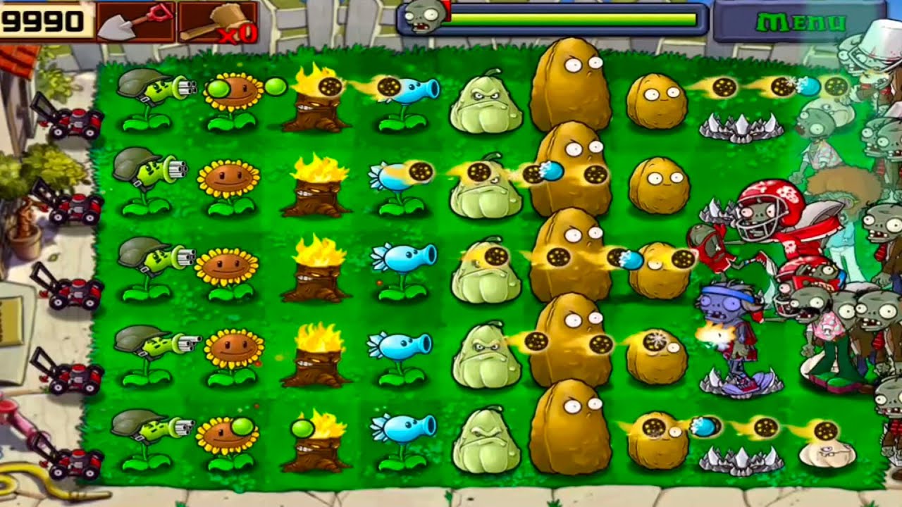 SURVIVAL || Plants Vs Zombies DAY 4 flags completed full gameplay, - EPS 360