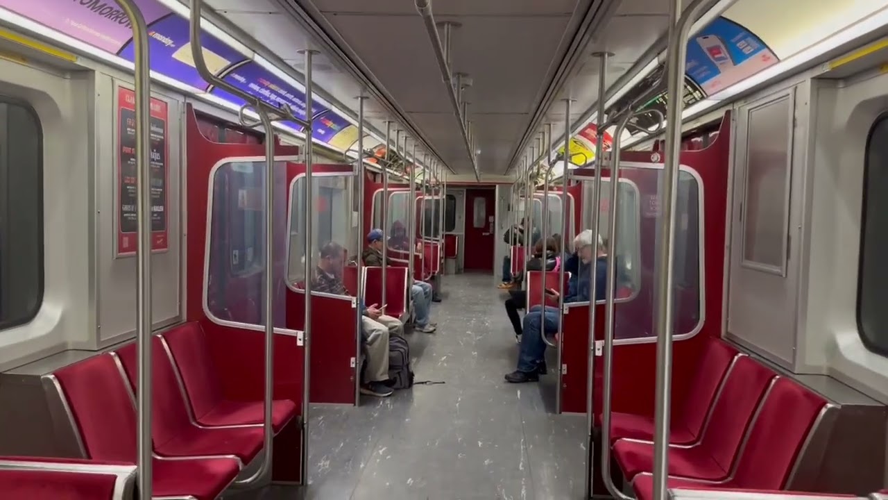 TTC ride and transfer at bloor young from line 2 to line 1