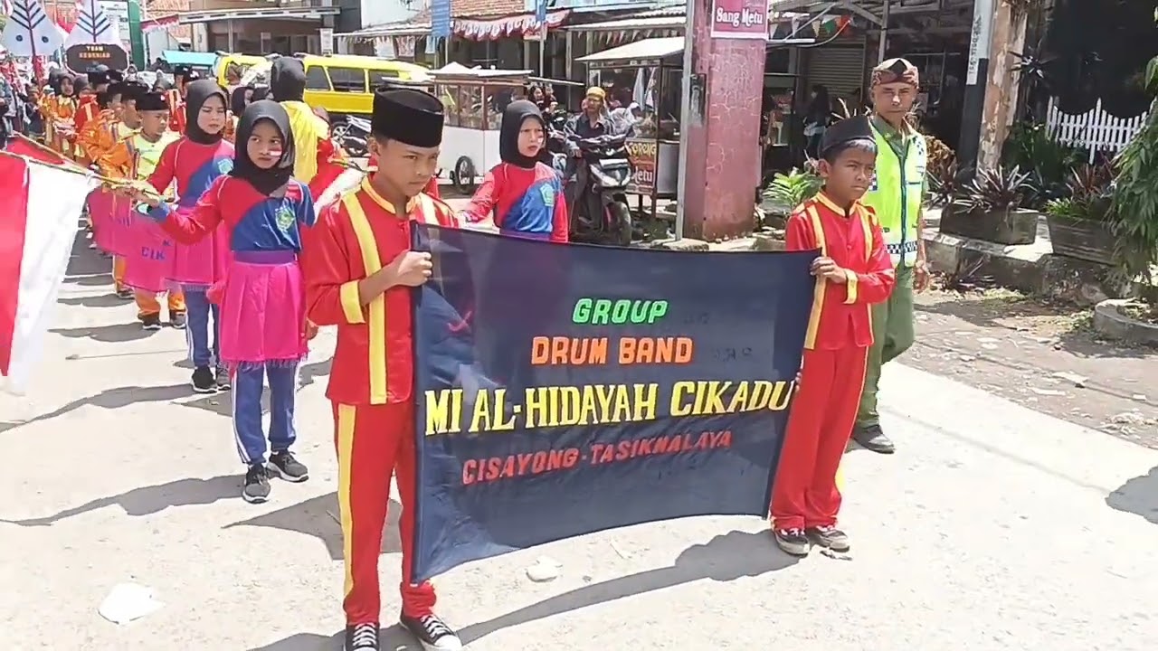 Pawai Agustusan Desa Cikadu Kecamatan Cisayong Tasikmalaya Jawa Barat