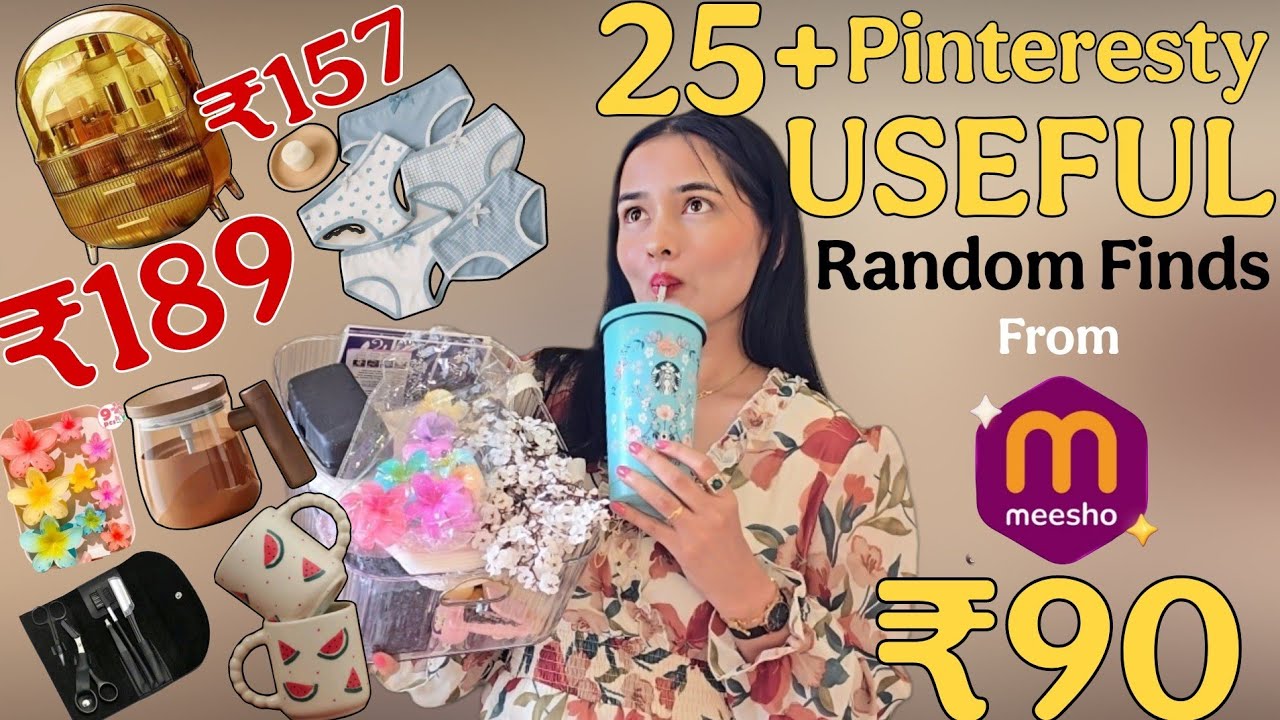 #meeshohaul *30+ KOREAN PRODUCTS* Best USEFUL Pinteresty RANDOM FINDS HAUL  ₹90🔥 *MEESHO HAUL* #haul