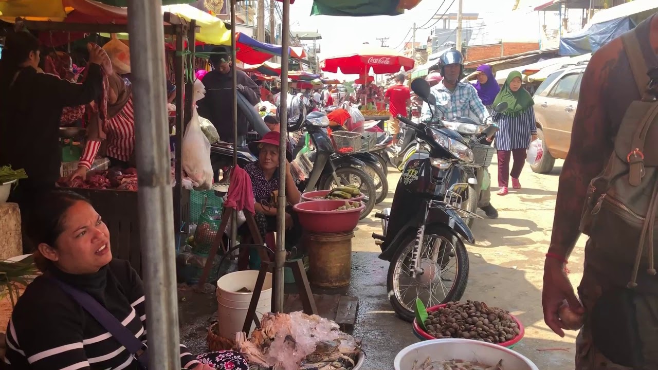 Khmer Market -Phsar Prek Phnov ផ្សារ ព្រែកព្នៅ   Khmer Food