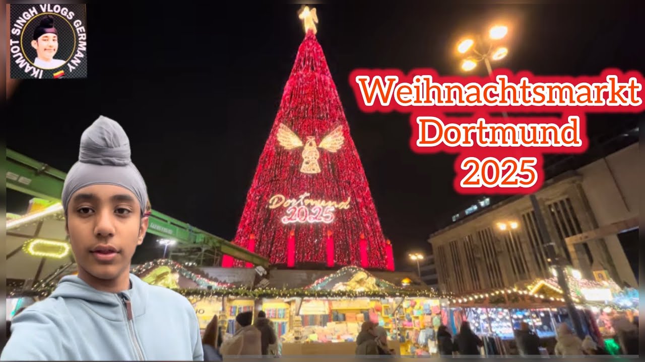 Das ist eine Größte Weihnachtsmarkt in Dortmund Germany 2025 🇩🇪🤩￼