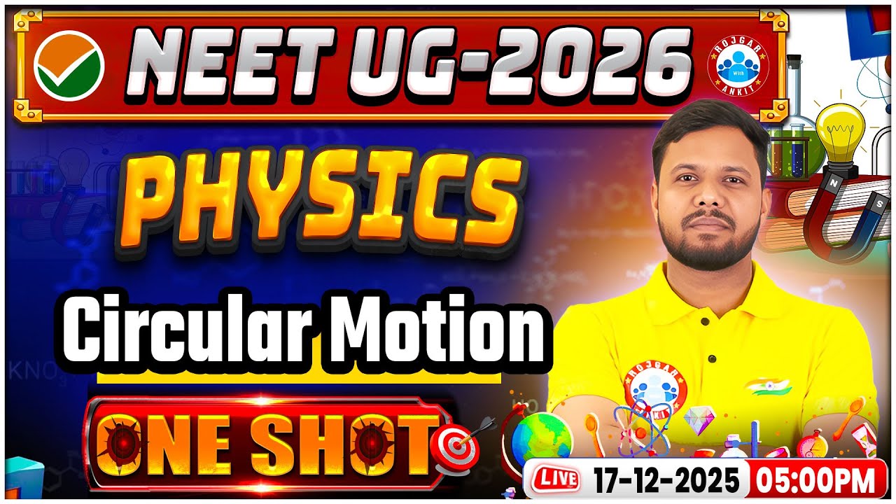 NEET Physics Circular Motion One Shot | वृत्तीय गति | NEET 2026 Physics One Shot | By Shivendu Sir