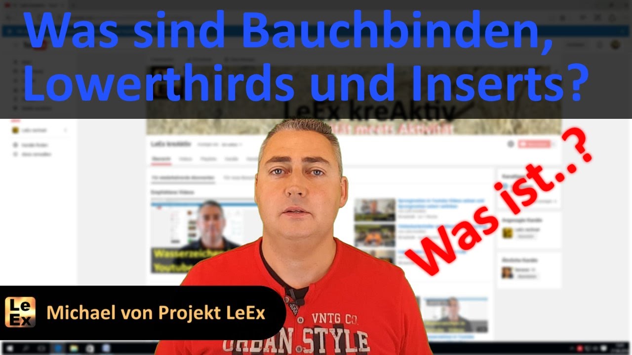 Was sind Bauchbinden Lowerthirds und Inserts? | Was ist?