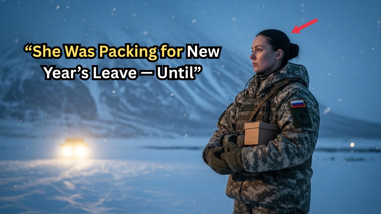 She Was Packing for New Year’s Leave — Until a Trapped Convoy Whispered Her Name