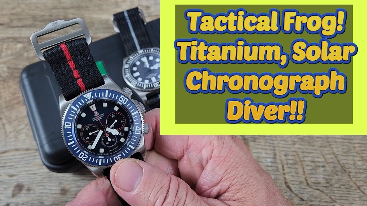 Tactical Frog Solar Chronograph!