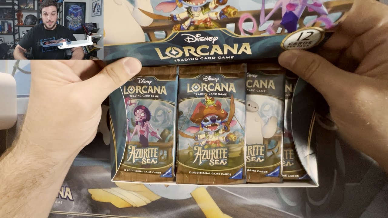 Lorcana Azurite Sea Booster Box Opening#5!