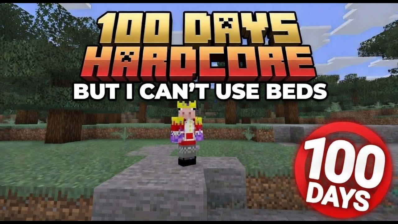 Trying to survive 100 days in hardcore... but I can't use beds