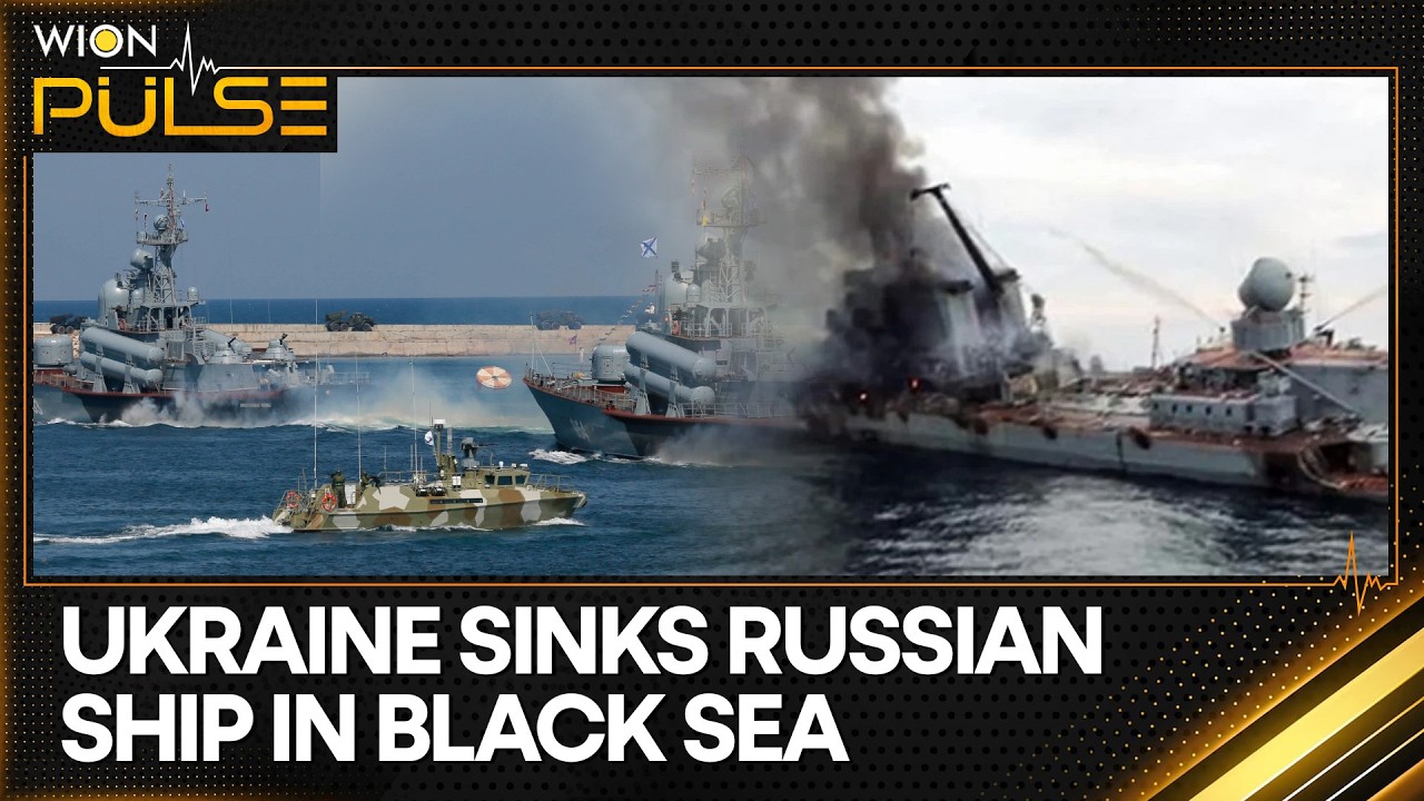 Russia-Ukraine War: Russian Border Guard Patrol Ship 'Izumrud' Destroyed | WION Pulse