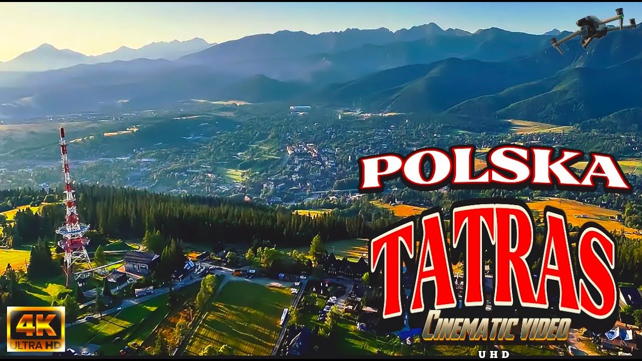 POLSKA 🇵🇱 - Vol au dessus des TATRAS - Drone 4k UHD - Cinematic video