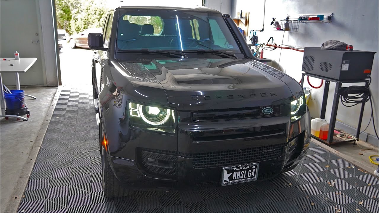 2022 Land Rover Defender Xdynamic Gets Satisfying Paint Protection Film! Relentless Shine