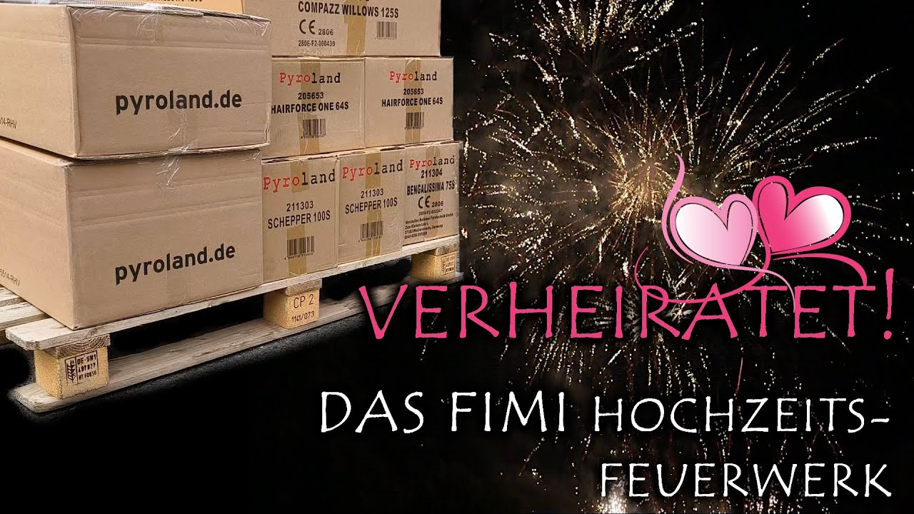 VERHEIRATET SPEZIAL💍| Unser Hochzeitsfeuerwerk 🤵🎆👰 | Planet Firework