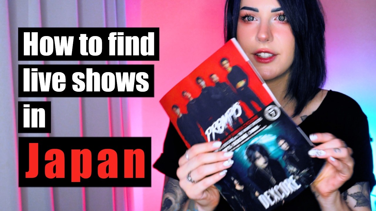 How to find live shows in Japan