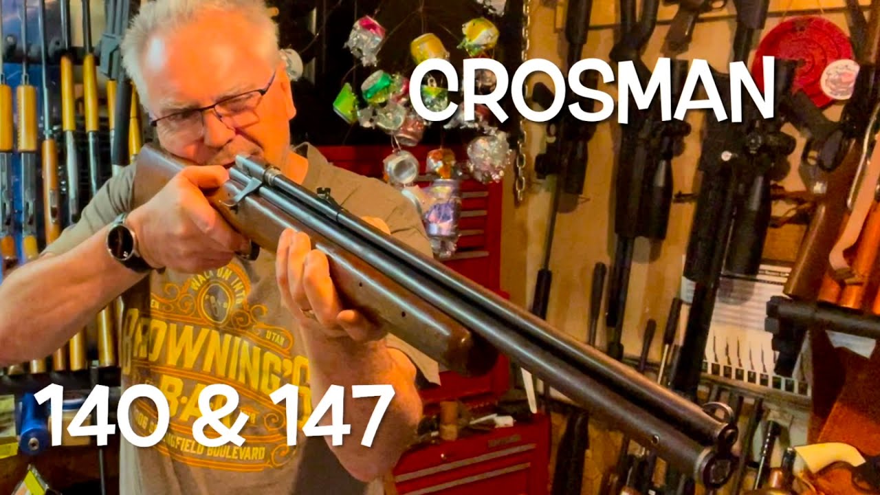 Crosman 140 & 147 1st revision (1955-56) testing and plinking after repairs!