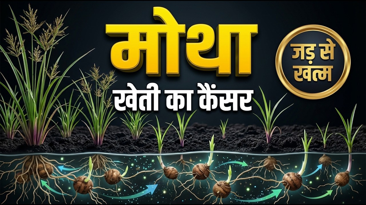 मोथा घास को जड़ से खत्म करने का रामबाण इलाज | Motha Ghas Control in Hindi |