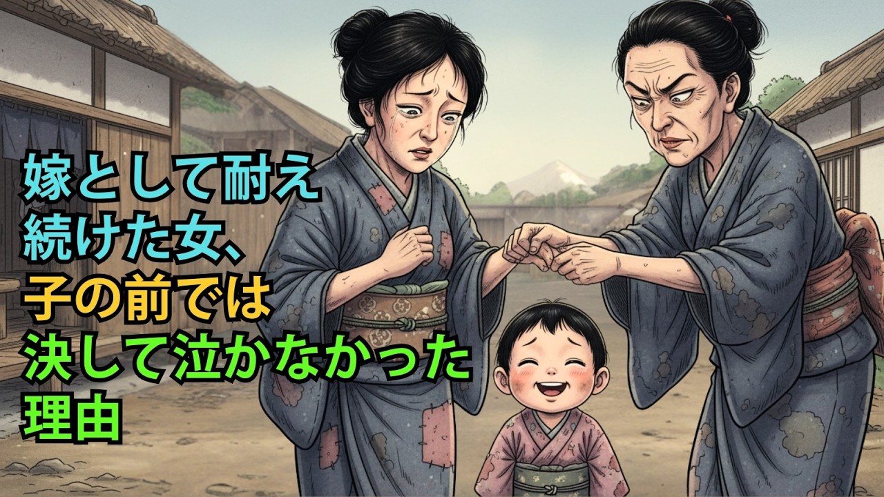 嫁として耐え続けた女、子の前では決して泣かなかった理由| 野談 | 伝説 | 昔話 | 説話 | 民話
