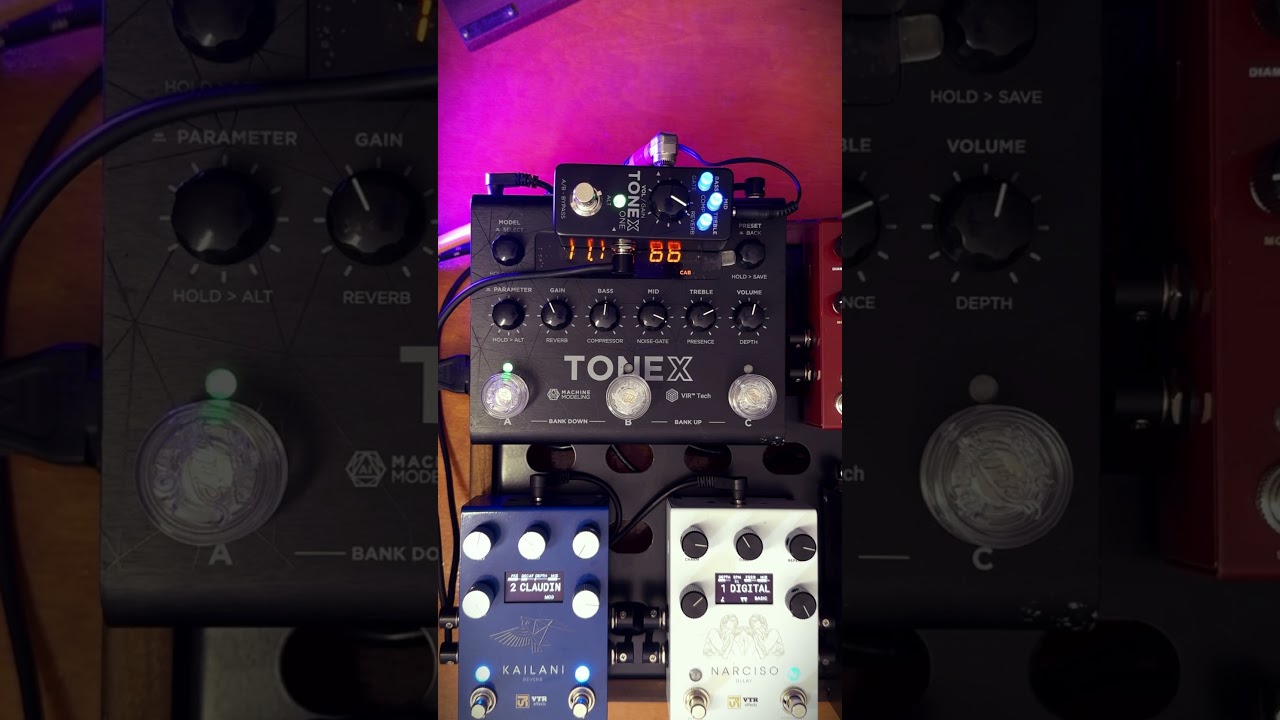 DUAL TONEX #tonex #pedalboard #mateuzinhu