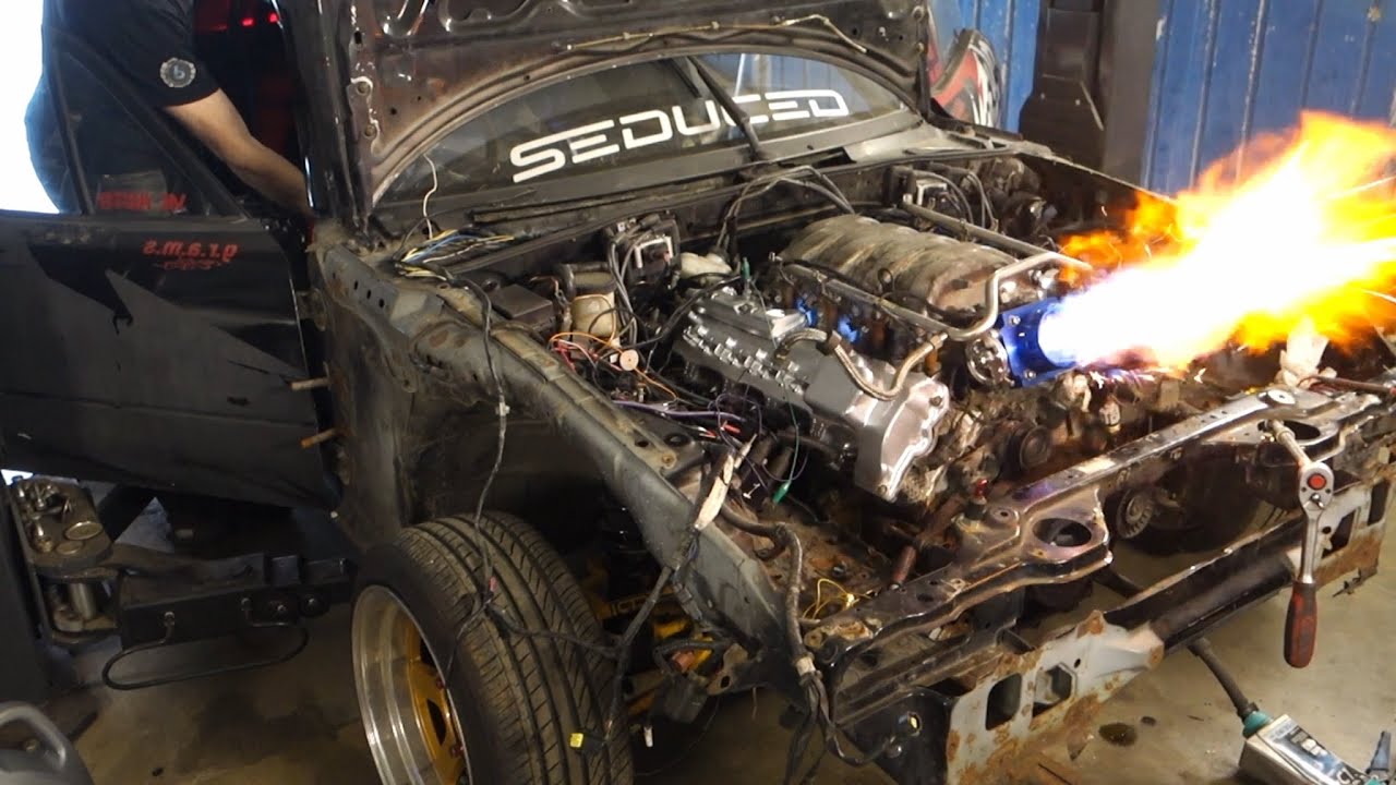 Mazda MX-5 v8 m113 5l swap, elektrinis vairo stiprintuvas, dyno