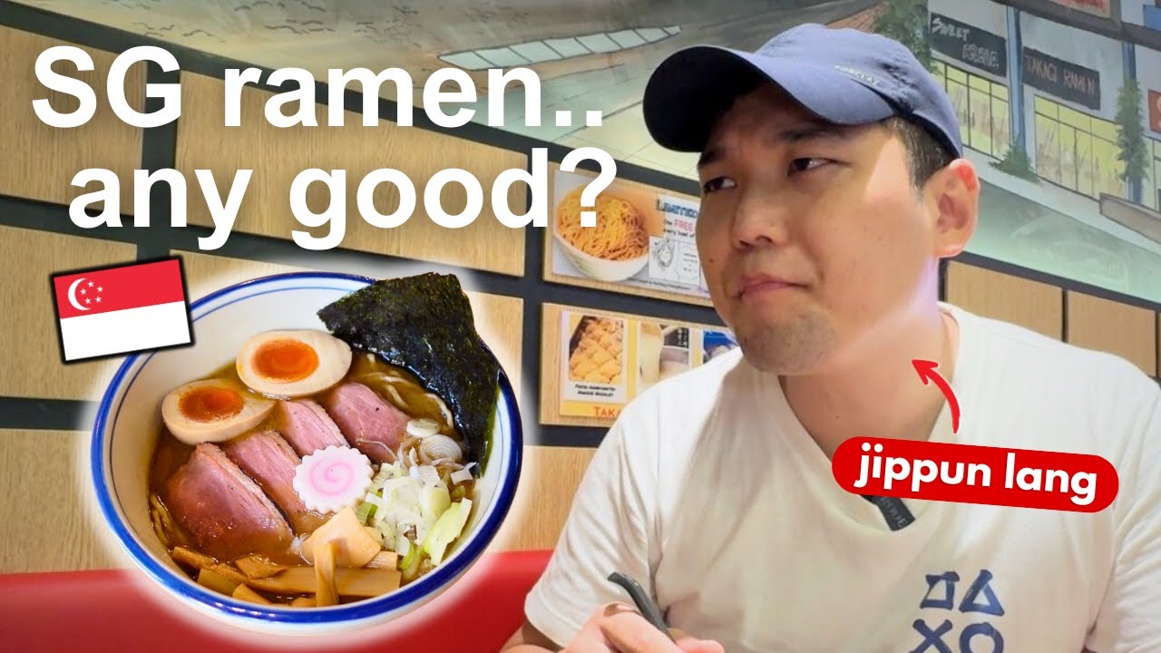 I Tested Singapore’s LOCAL Ramen — Takagi and More!