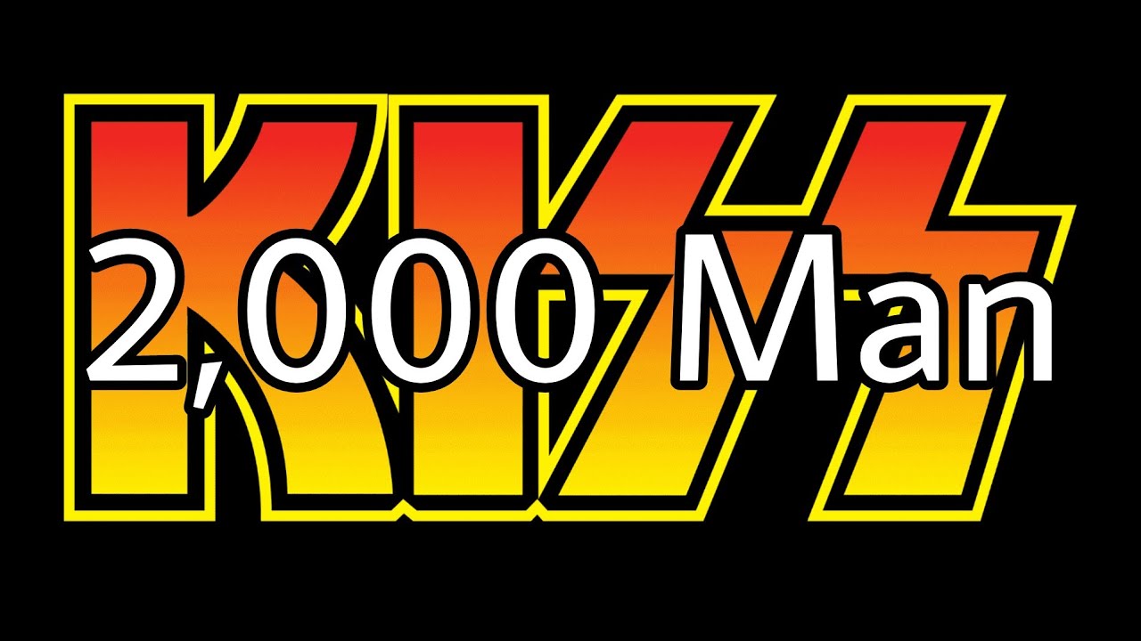 KISS - 2,000 Man (Lyric Video)