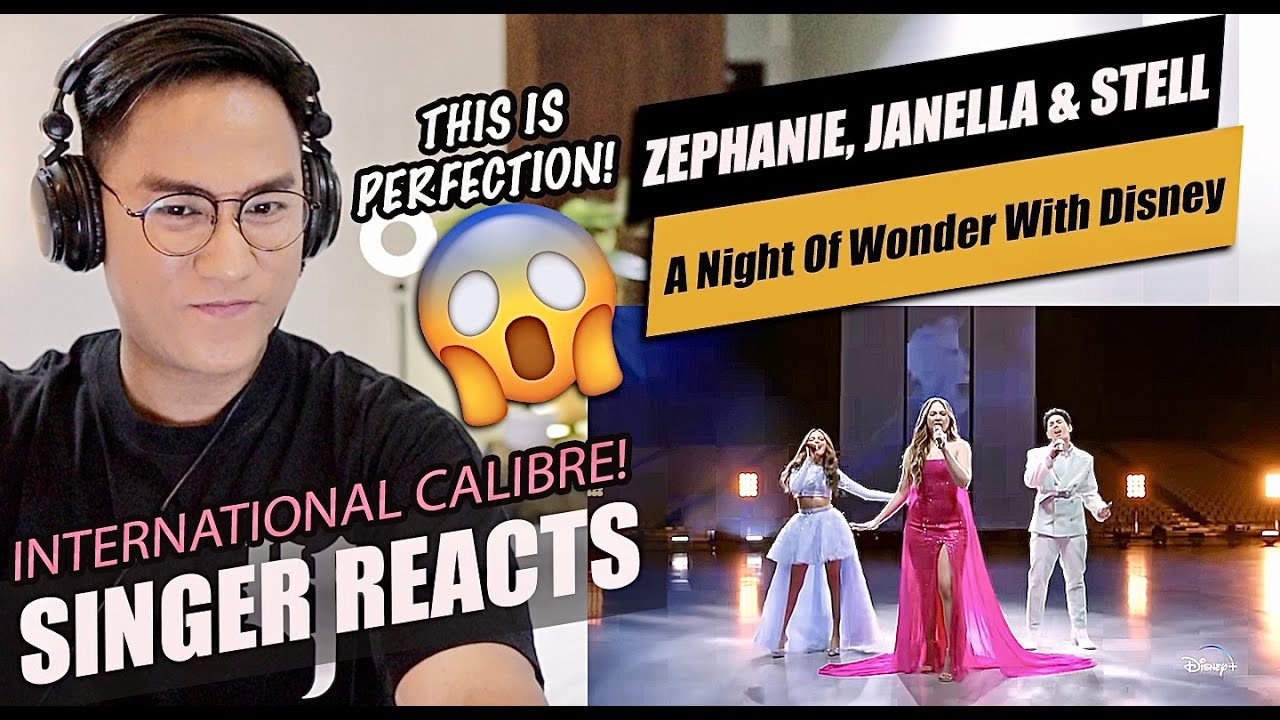 A Night Of Wonder with Disney - Zephanie, Janella Salvador and Stell from SB19 | SINGER REACTION