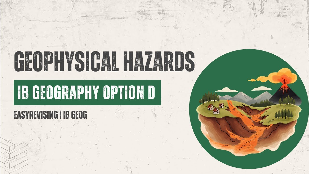 IB Geography: Option D Geophysical Hazards ($9.99 Revision Template) Earthquakes, Volcanoes