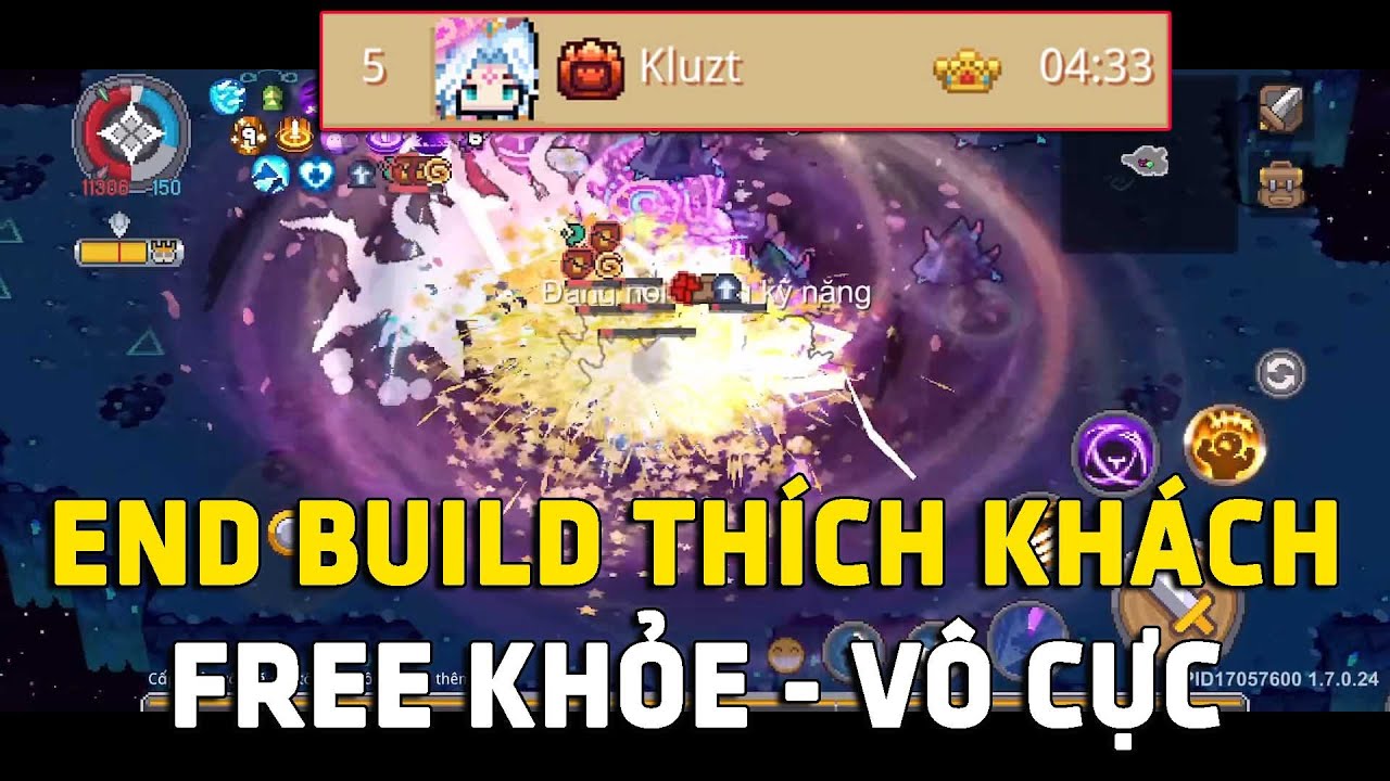 THÍCH KHÁCH END BUILD VAL VÔ CỰC 1100+ | SS3 SOUL KNIGHT PREQUEL #Công