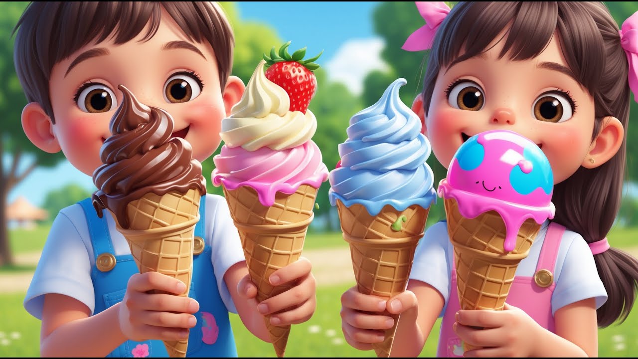Сладолед лед лед! 🍧| Забавна песничка за сладоледa 🍦🍧| Детски песнички | Ice Cream Kids | MONKA