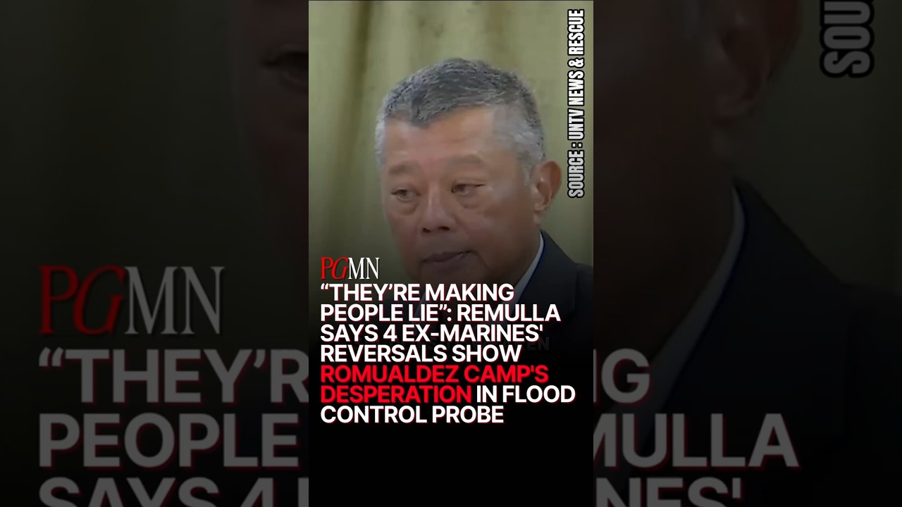 Ombudsman Remulla Says Ex-Marines' Recantations Point to Martin Romualdez Camp's 