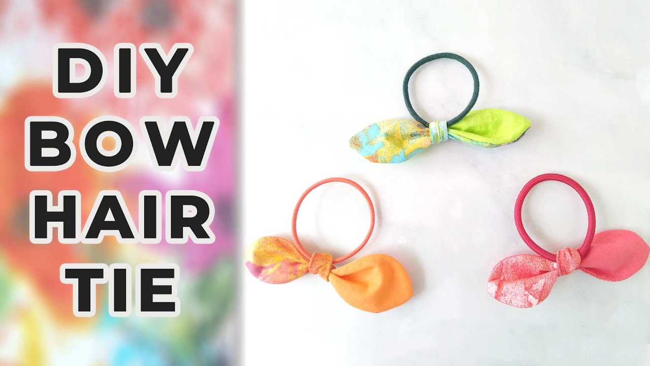 DIY Hair Ties | Knot Bow Hair Ties Tutorial (Quick & Easy)
