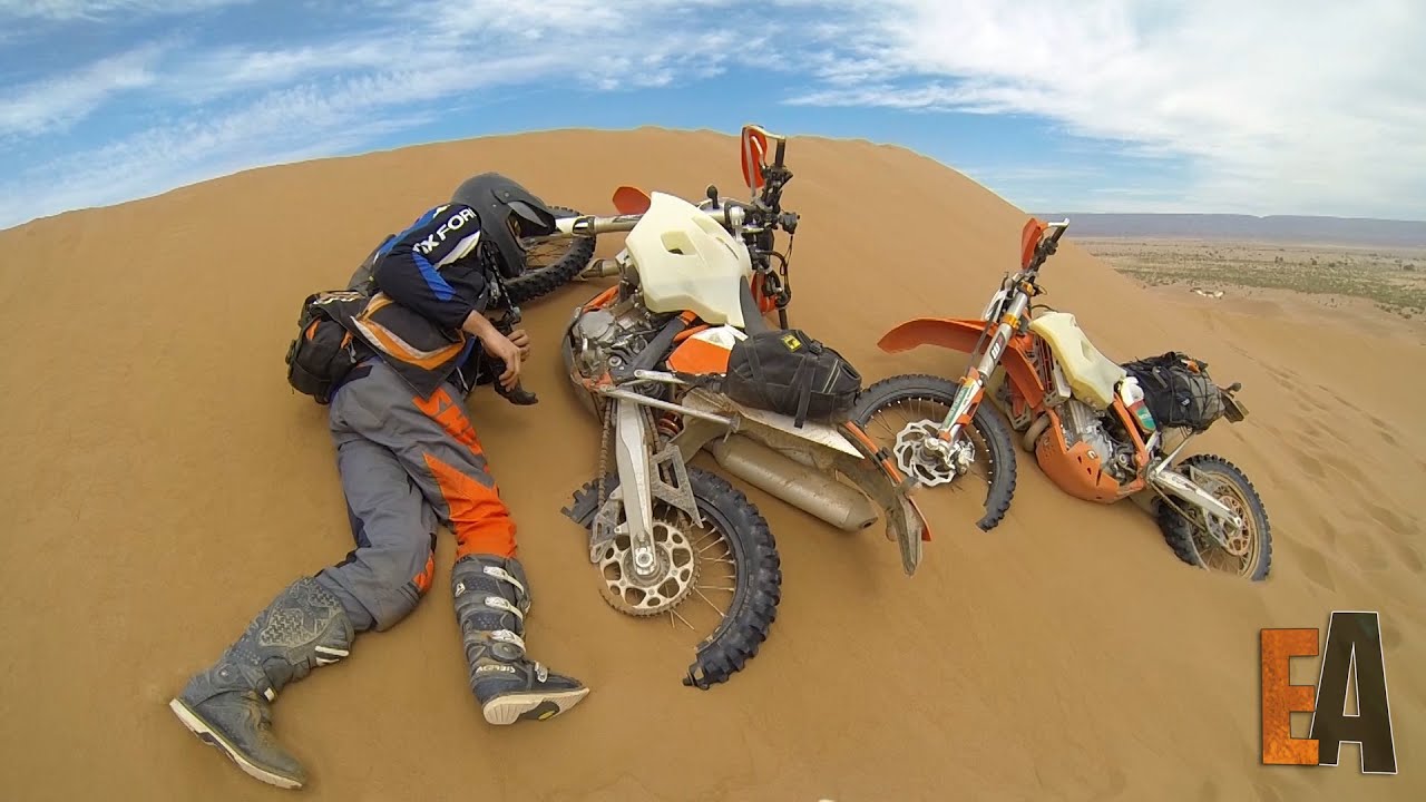 Enduro Marruecos 2016 sin asistencia traves&iacute;a con alforjas  #enduroaventura #ktm #enduroextremo