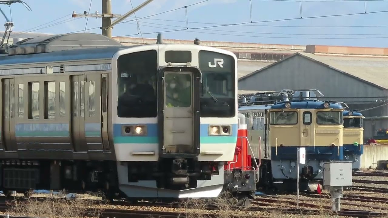 211系ナノN325編成構内試運転　長野総合車両センター