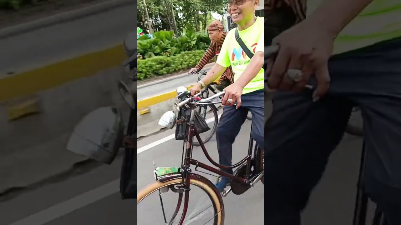 Car Free Day Jakarta, Gowes Santai komunitas sepeda onthel warsiba 21/12/2025