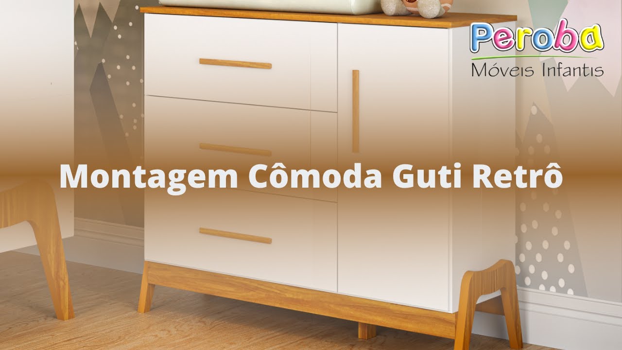 Montagem Cômoda Guti Retrô