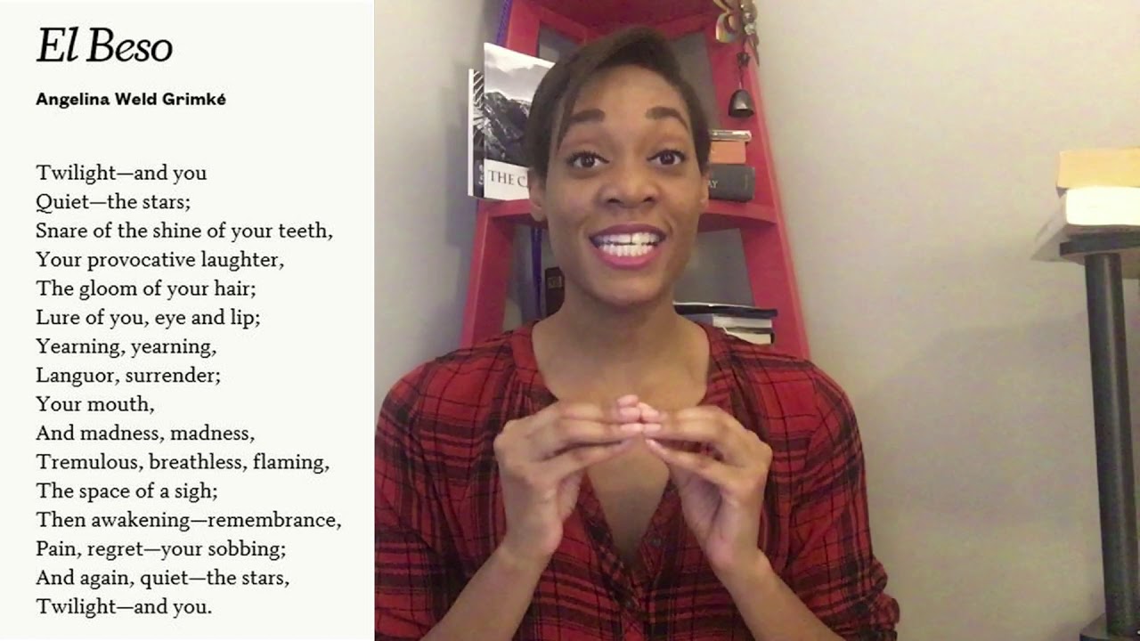 Seasoned Learners: Black Poets Then and Now- Angelina Weld Grimke