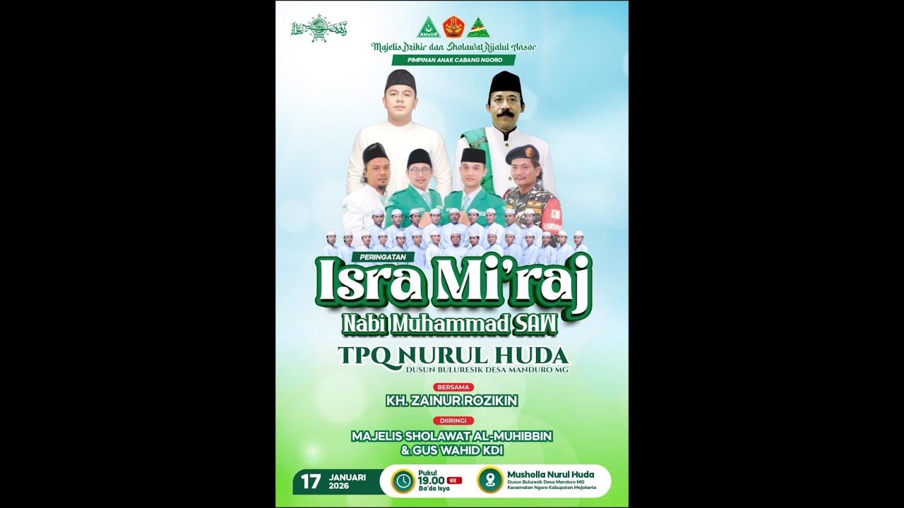 LIVE BULURESIK BER SHOLAWAT DALAM RANGKA ISRA` MI`RAJ BERSAMA AL MUHIBBI