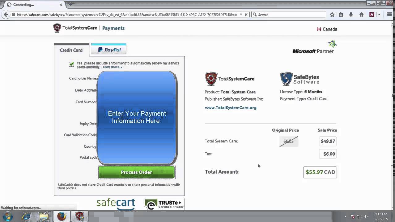 Purchasing Total System Care Software