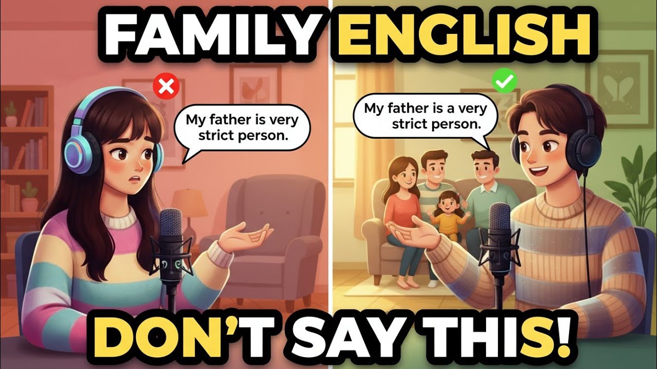 Let’s Talk About Family 👨‍👩‍👧 Learn English with Simple Family Conversations | English Podcast